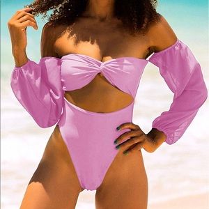 azaz swim. ‘Layla’ Swimsuit in Pink